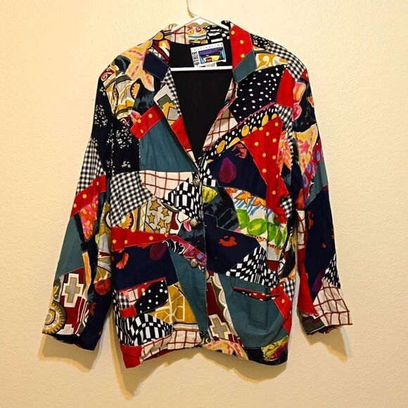 - Other Destinations vintage patchwork blazer s - Picture 1 of 9